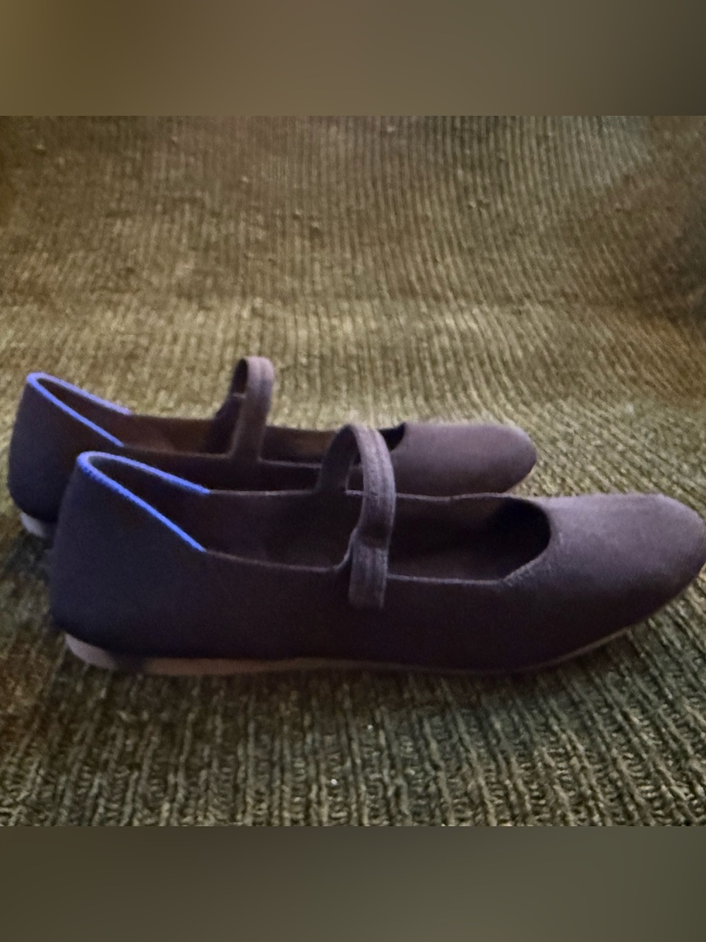 Rothy's Black Knit Mary Jane Flats with Strap - Picture 3 of 5